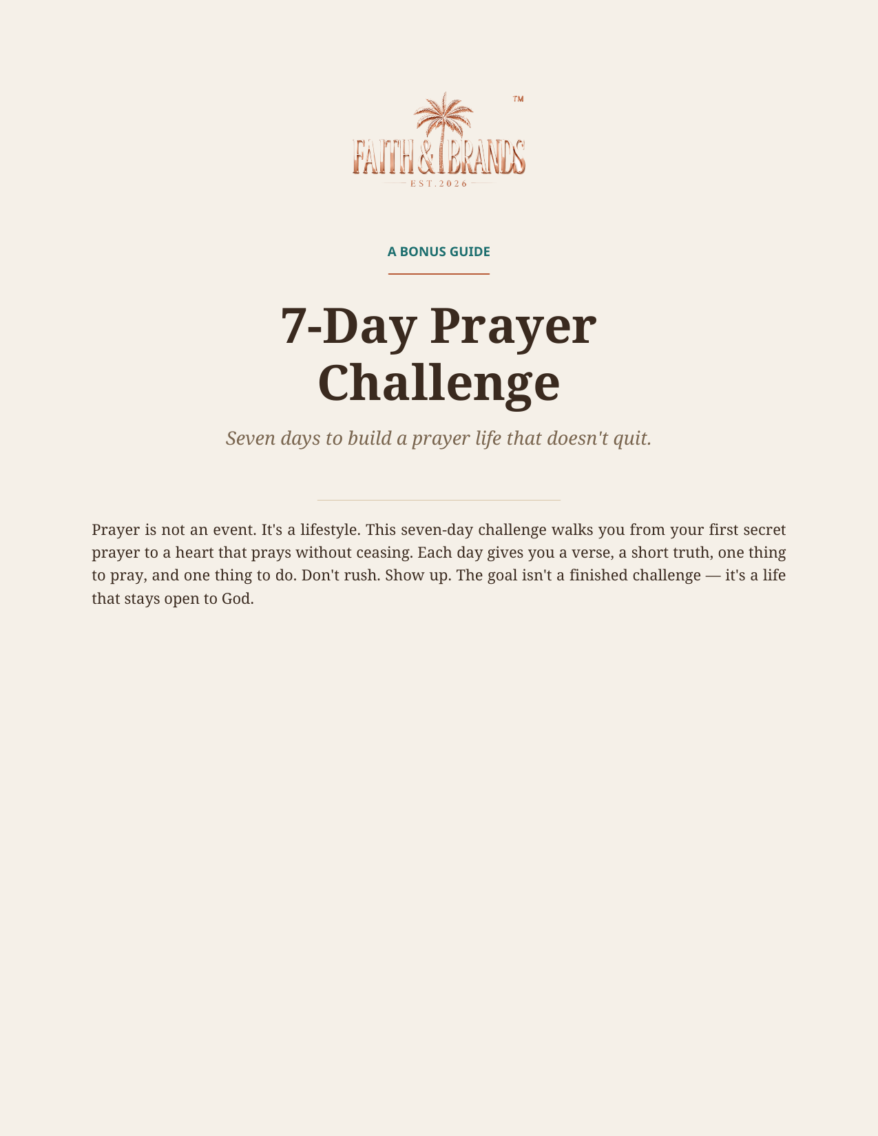 7-day challenge cover